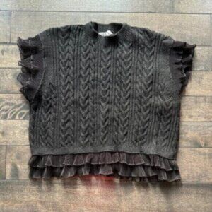 Zara Knit Cropped Sweater